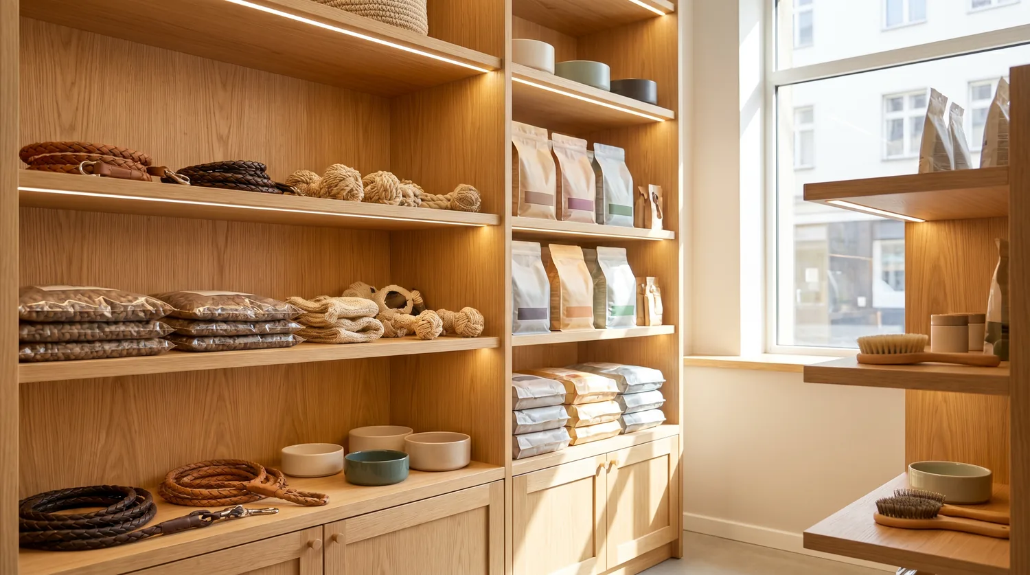 Pet Shop ZOORI con alimentos y accesorios
